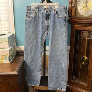 Levi's Original 501 straight leg button fly jeans 36x29